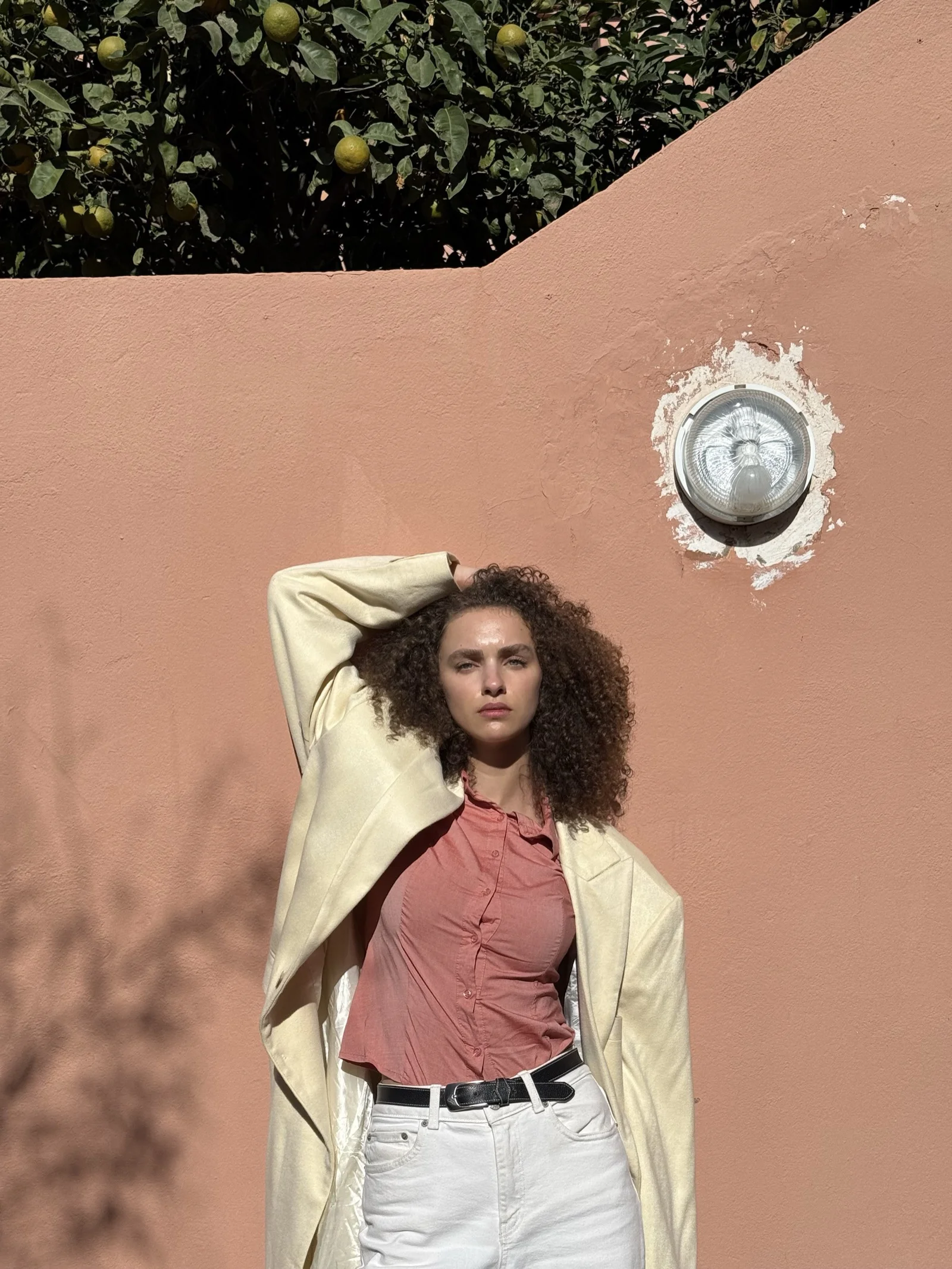 Cream coat Marrakesh